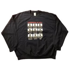 Faces of Captain Holt Brooklyn nine-nine crewneck size 3XL